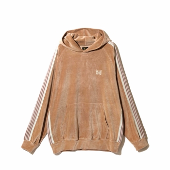 Needles - Track Hoodie - Old Rose (Velour)