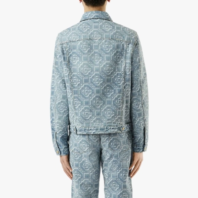 Casablanca Classic Denim Jacket - Monogram Jacquard - MS23-JK-003-07 |  OUTBACK Sylt