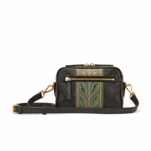 Casablanca Monogram Cross Body Bag Black AS23 BAG 002 02