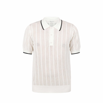 Dries Van Noten - Mirko Knit Polo - Off White