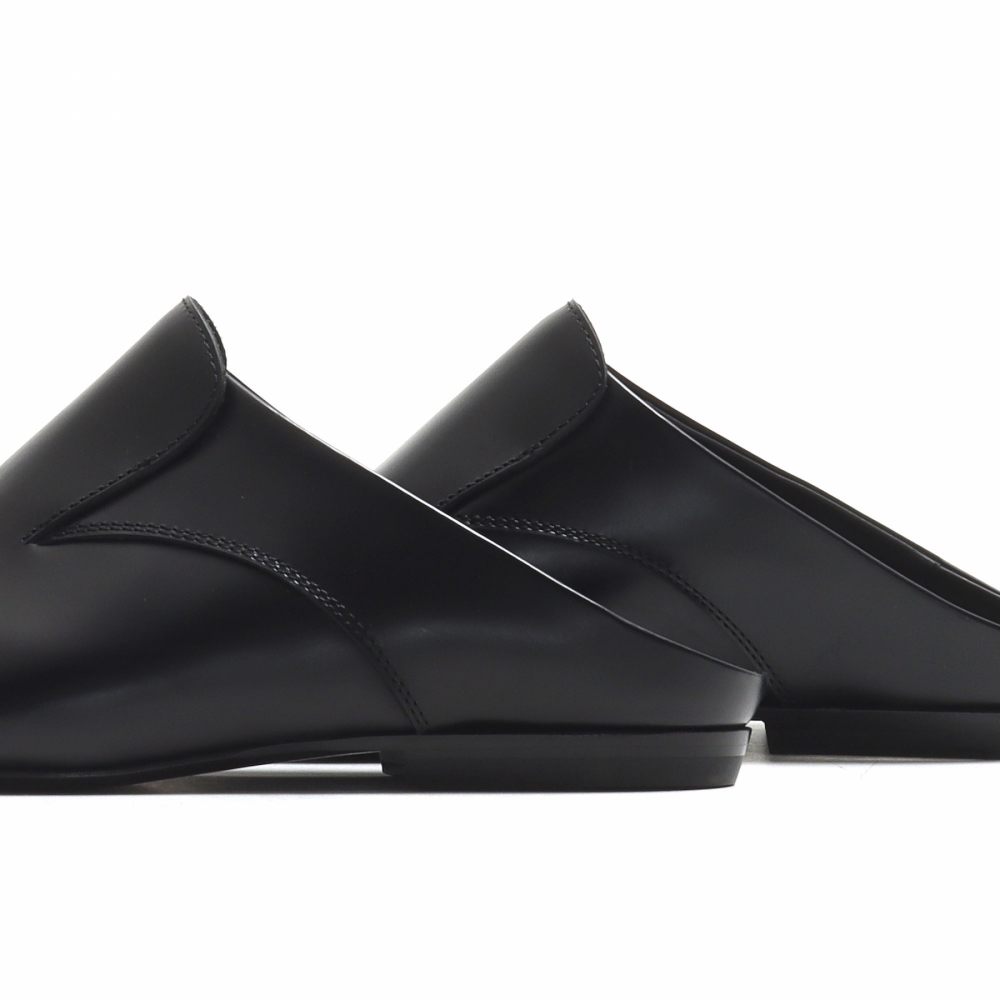 Leather top mules ladies