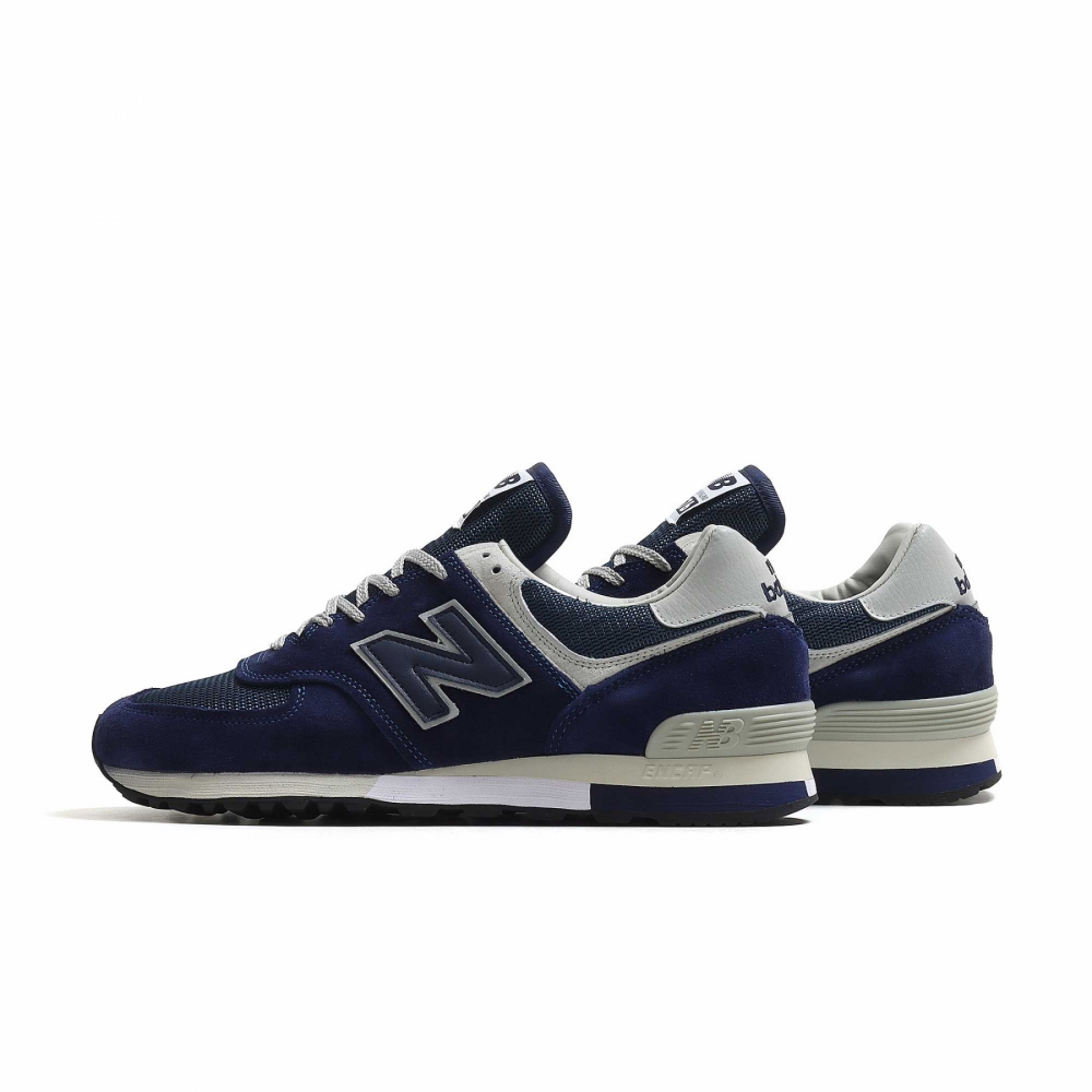 New balance leder herren navy sale