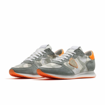 Philippe Model - Tropez X - Green / Orange (Camo)