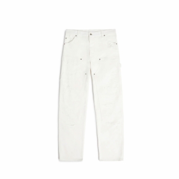 Heron Preston - Distressed Carpenter Pants - White