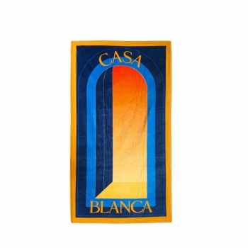 Casablanca - L'Arch De Nuit Towel - Blue