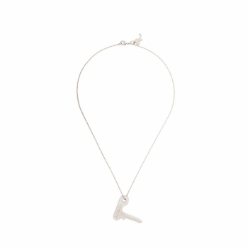 Raf Simons - Small Key on Hanger - Antique Silver