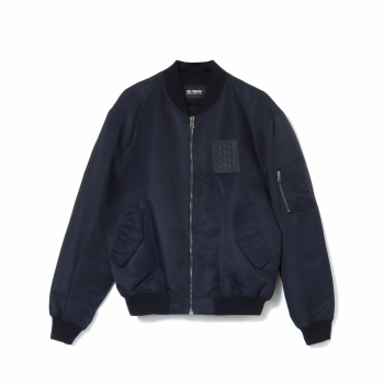 Raf Simons - Short Bomber - Navy (RS Leather Badge)