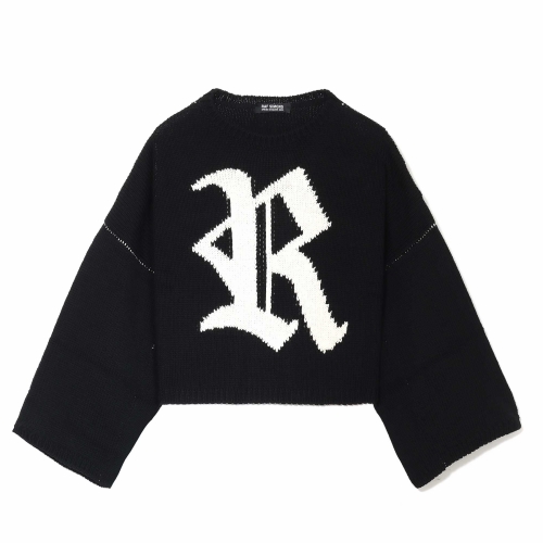 Raf Simons Bulky Knit Sweater - Black (R Jacquard) - 231-826-52002-0099 |  OUTBACK Sylt