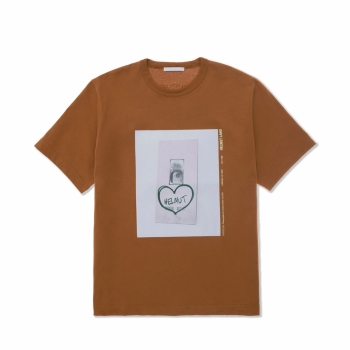 Helmut Lang - Photo Logo Tee - Sienna (Heavy Cotton)
