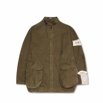 A-Cold-Wall* - Ando Work Shirt - Dark Olive