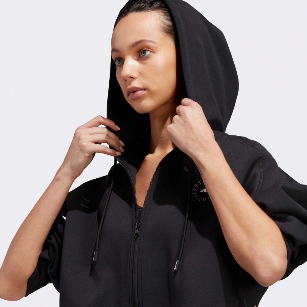 Adidas crop store zip hoodie
