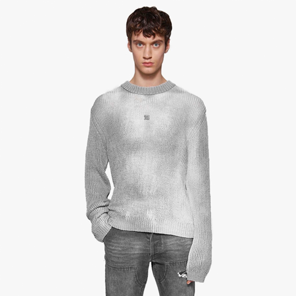 MISBHV Heat Reactive Knit Sweater Grey 231M700 OUTBACK Sylt