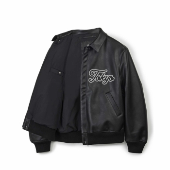 Y-3 - Collared Bomber Jacket - Black