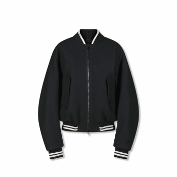 Dries Van Noten - Bomber Jacket - Black (Wool Nylon)