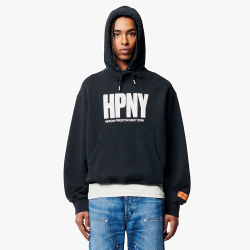 Heron shop hoodie black