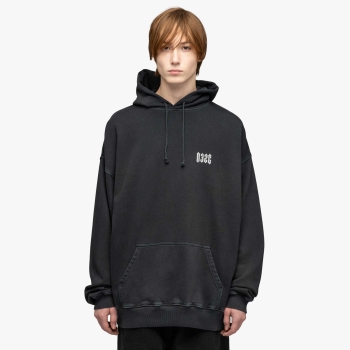 032c - Kepler System Bubble Hoodie - Faded Black