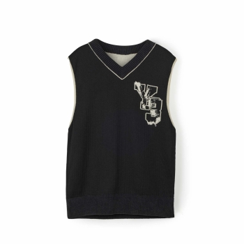 Y-3 - Logo Knit Vest - Black