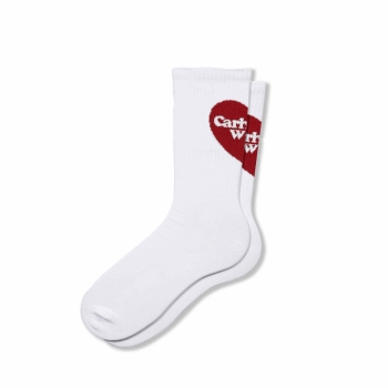 Carhartt WIP - Heart Socks - White