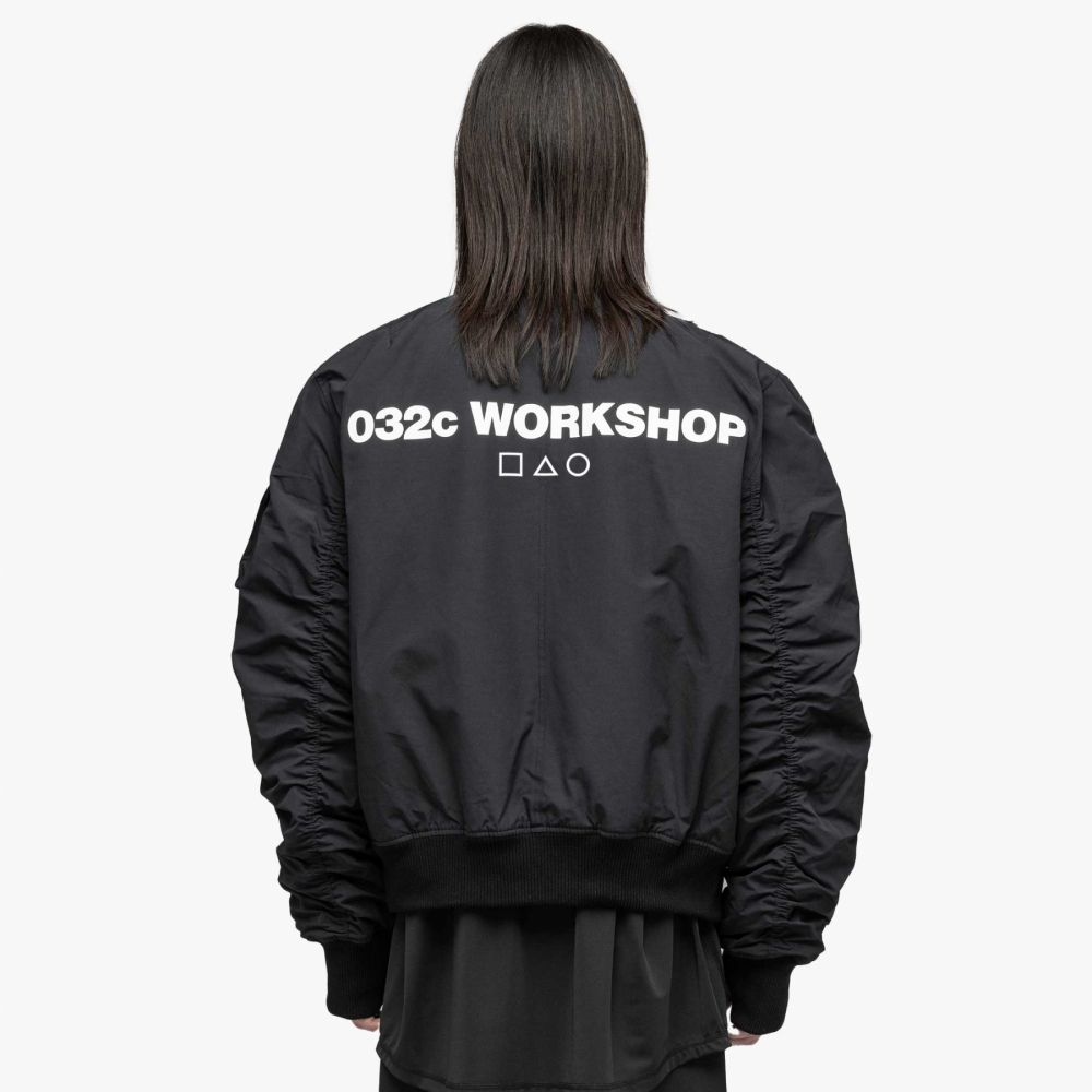 032c Classic Bomber Jacket Black FW23 W 4010 OUTBACK Sylt