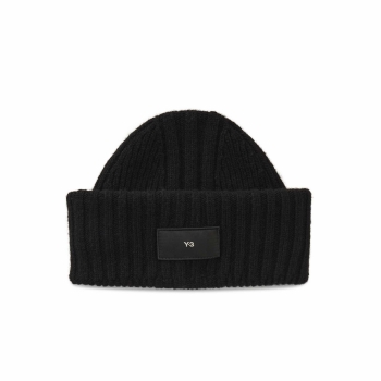 Y-3 - Knitted Beanie - Black