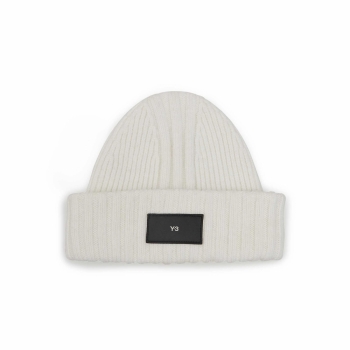 Y-3 - Knitted Beanie - Talc