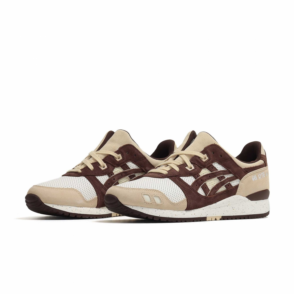 Asics gel lyte iii black tan deals brown