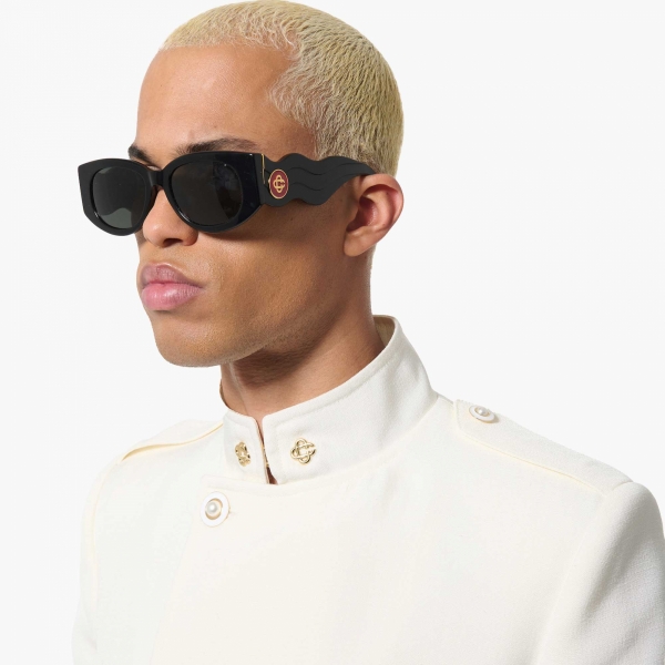 Casablanca - Wave Sunglases - Black - AF22-EW-020-05