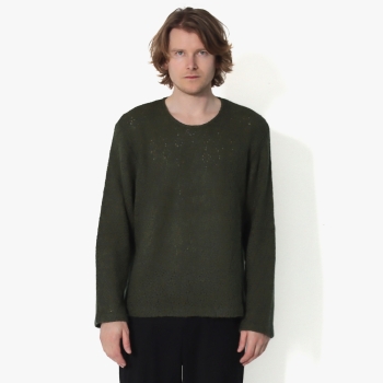 Our Legacy - Double Lock U Neck - Moor Green (Crochet)