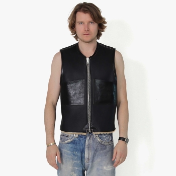 Our Legacy - Reversible Shearling Vest - Black / Brown