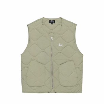 Stussy Jacquard Dye Sherpa Vest - Berry - 118503-0623 | OUTBACK Sylt