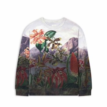 Dries Van Noten - Oversized Sweater - Botanic Print (Overdye)