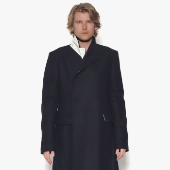 Wales Bonner - Histoire Coat - Navy (Brushed Wool)
