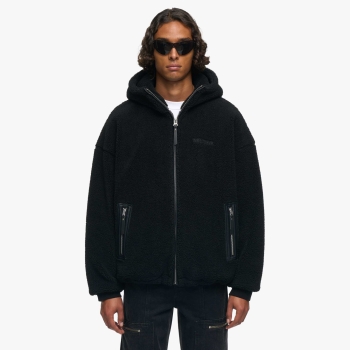 WRSTBHVR - Amar Hooded Zip Jacket - Black