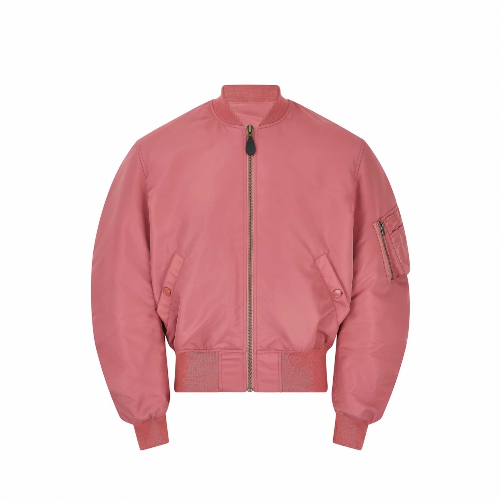 Rose pink bomber jacket cheap
