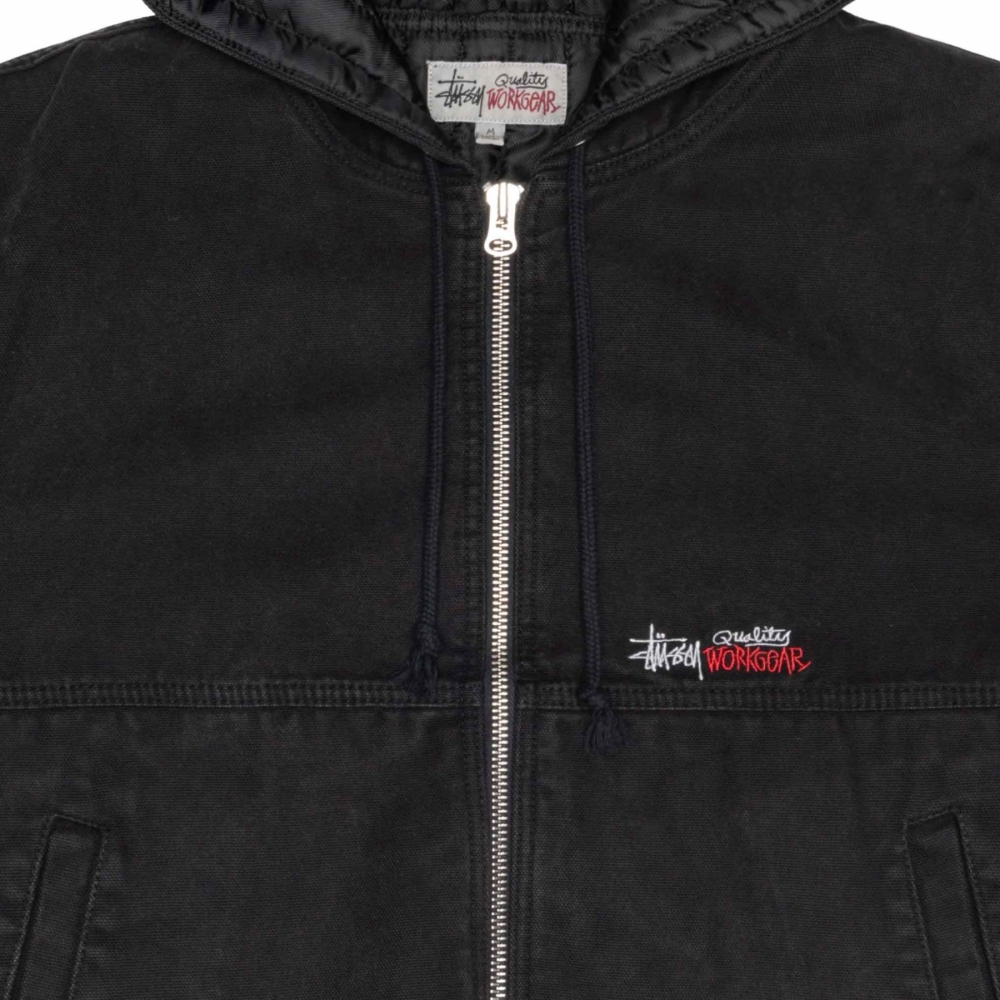 Stussy Canvas Insulated Work Jacket - Black - 115716-0001 | OUTBACK Sylt