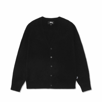 Stussy - Brushed Cardigan - Black