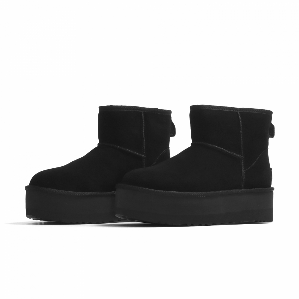 UGG W Classic Mini Platform Plateau Boot Black 1134991 OUTBACK Sylt