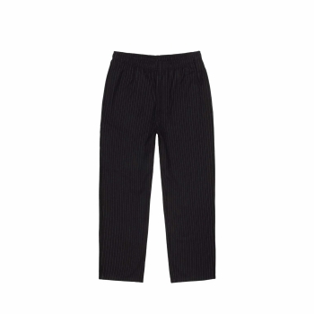 Stussy - Wool Stripe Beach Pant - Black