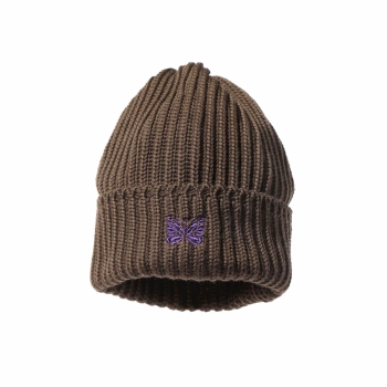 Needles - Watch Hat - Brown (Merino Wool)