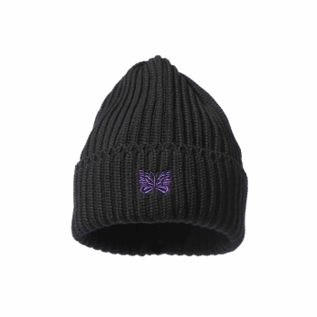 Needles - Watch Hat - Black (Merino Wool)