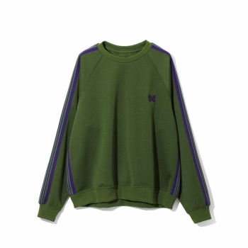 Needles - Track Crewneck - Ivy Green (Poly Smooth)