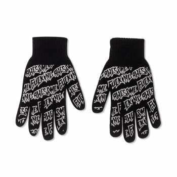 Fucking Awesome - FA Stamp Gloves - Black / Reflective