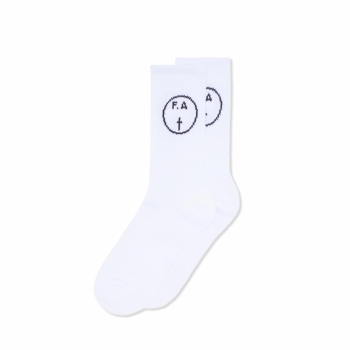 Fucking Awesome - FA Records Socks - White