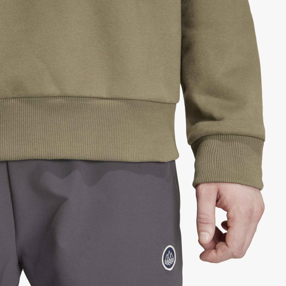 adidas Mod Trefoil Sweatshirt Olive IN6756 OUTBACK Sylt