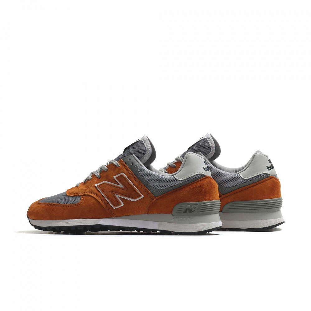 New balance leder 2024 herren orange
