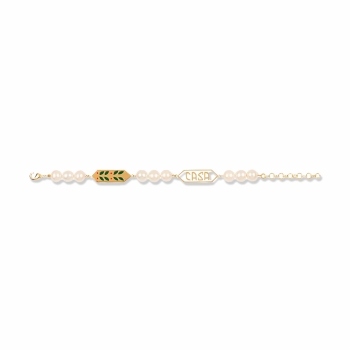 Casablanca - Laurel Pearl Bracelet - Gold