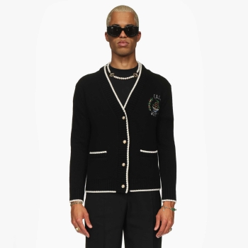 Casablanca - Casa Way Cardigan - Black (Cashmere Blend)