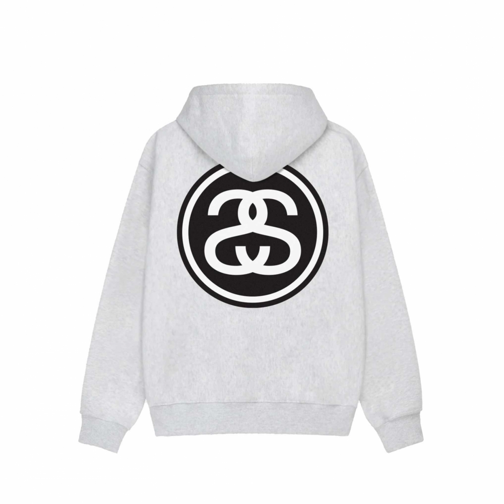 Stussy SS Link Hoodie Ash Heather 1924970 0062 OUTBACK Sylt