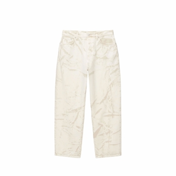 Stussy - Distressed Canvas Big Ol Jeans - Khaki