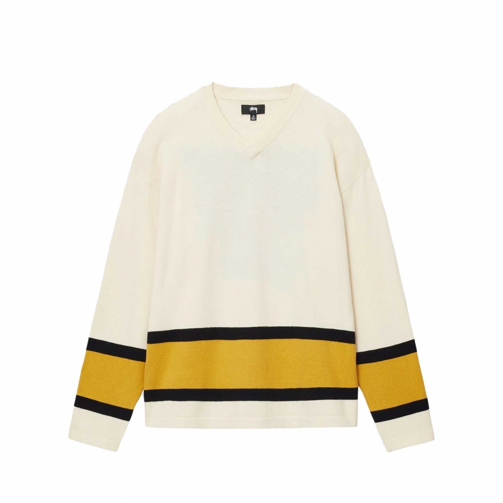 Stussy Hockey Sweater Natural 117211 1002 OUTBACK Sylt